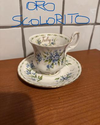Tazza luglio Royal Albert scolorita