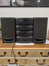 Impianto Hi-Fi Stereo Technics Vintage con casse  