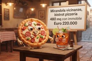 Bar pizzeria con struttura compresa-