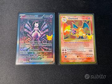 Mewtwo e Charizard 30th anniversary  Pokemon