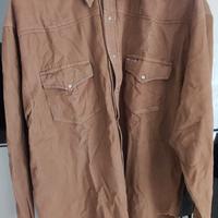 Camicia vintage a coste L/XL maniche lunghe