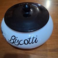 Biscottiera in ceramica