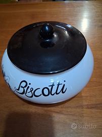 Biscottiera in ceramica