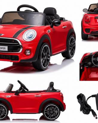 Mini Cooper Elettrica per Bambini Rossa