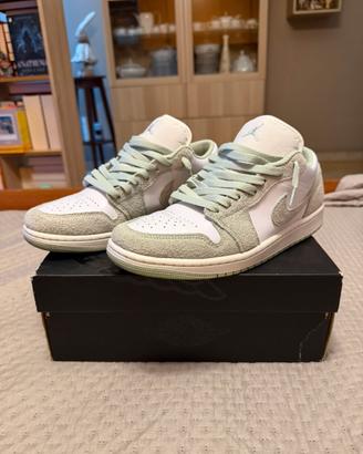 Air Jordan 1 low SE white/seafoam-sail