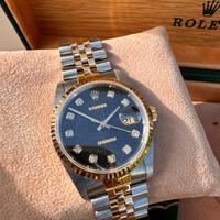 Rolex 16233 Datejust 36 nero anniversario 1991