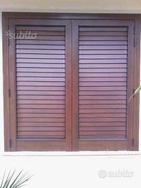 Persiane in alluminio lamelle orientabili o fisse