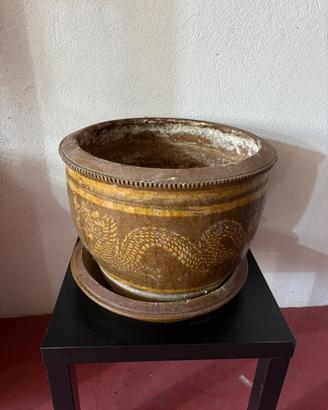 Antico Vaso Cachepot Cinese