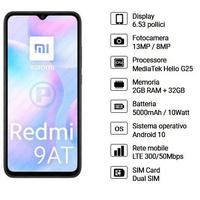 SmartPhone Cellulare Xiaomi Redmi 9AT Display 6.53