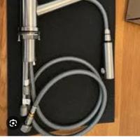 Rubinetto da cucina bagno in acciaio inox con docc