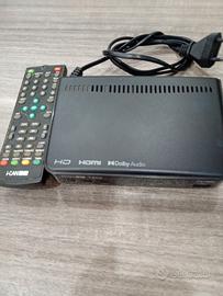 DECODER TV DVBT2 HDMI CON TELECOMANDO