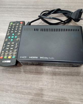 DECODER TV DVBT2 HDMI CON TELECOMANDO