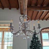 lampadario shabby