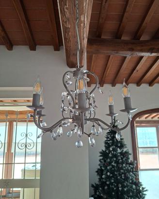 lampadario shabby