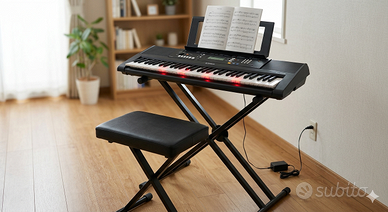 Tastiera Yamaha EZ-220 Tasti Luminosi - Kit Comple