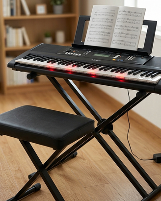 Tastiera Yamaha EZ-220 Tasti Luminosi - Kit Comple