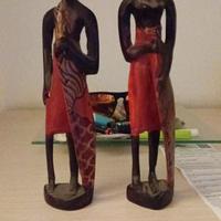 statuine in legno celtiche 