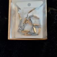 Collana Bicolore in Acciaio Inossidabile - Brand E