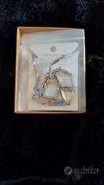 Collana Bicolore in Acciaio Inossidabile - Brand E