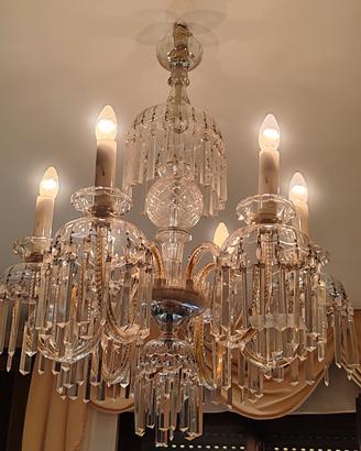 lampadario cristallo mis diam 70 circa