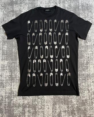 T-shirt Dsquared2 Safety Pin Nera