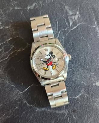 Rolex 6694 Precision Mickey Mouse Topolino 34mm 