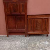 testate letto legno