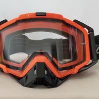 Doppia visiera da motocross AXO Goggle (arancione)