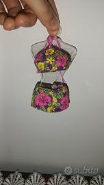 Set vestito Barbie top + pantaloncino floreale 