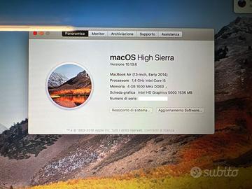 Apple Macbook Air 13 2013 2014 I5 4GB Scheda Madre