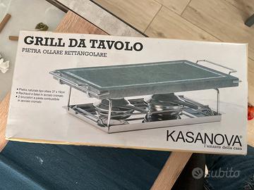 Griglia da tavolo in pietra ollare