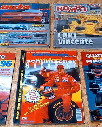 Lotto 5 Riviste Quattroruote Rombo Auto anni 90