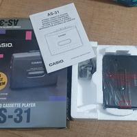 CASIO AS-31 Walkman Vintage - NUOVO 