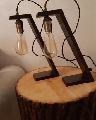 Lampada/Abat jour da comodino