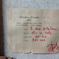 Quadro su tela serafino zanella