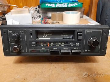 autoradio a cassette anni 80 (funzionante)