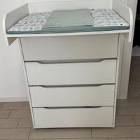 Vicco Fasciatoio Ruben, Bianco, 83.6 x 117 cm