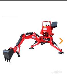 Retroescavatore per trattore fisso