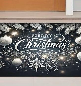 Tappeto Zerbino Natale 60x40 cm tappetino ingresso