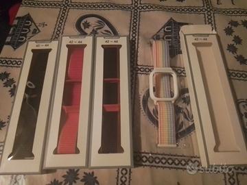 4 CINTURINI PER APPLE WATCH ULTRA NUOVI 42 44