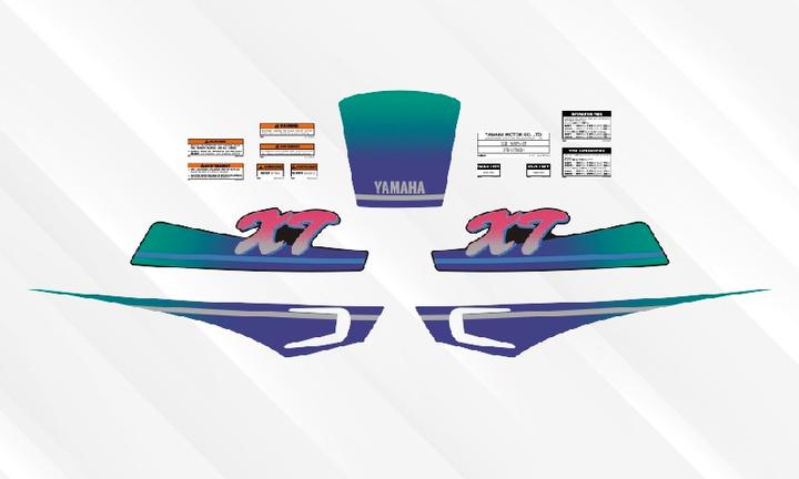 Adesivi YAMAHA XT600 3TB - Kit Completo