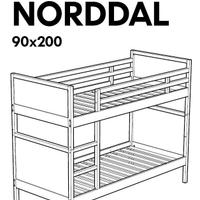 Letto Ikea Norddal