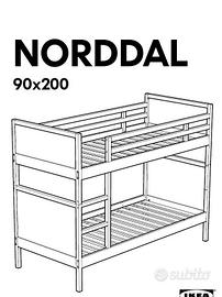 Letto Ikea Norddal