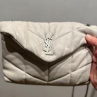 Borsa Ysl Toy puffer bianca