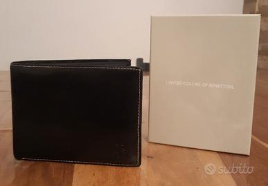 Portafoglio Benetton originale in pelle