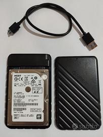 HARD DISK ESTERNO PORTATILE HGST SATA 2.5" 1000 GB