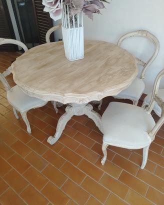 TAVOLO SHABBY ALLUNGABILE 