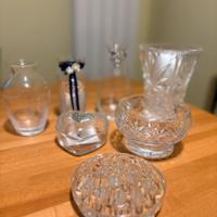 Vasi e ciotole in vetro e cristallo