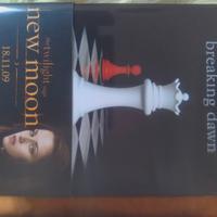 4 libri saga the twilight e 3 CD video