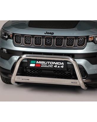 Jeep Compass/Hybrid 2022> Bull Bar e pedane inox